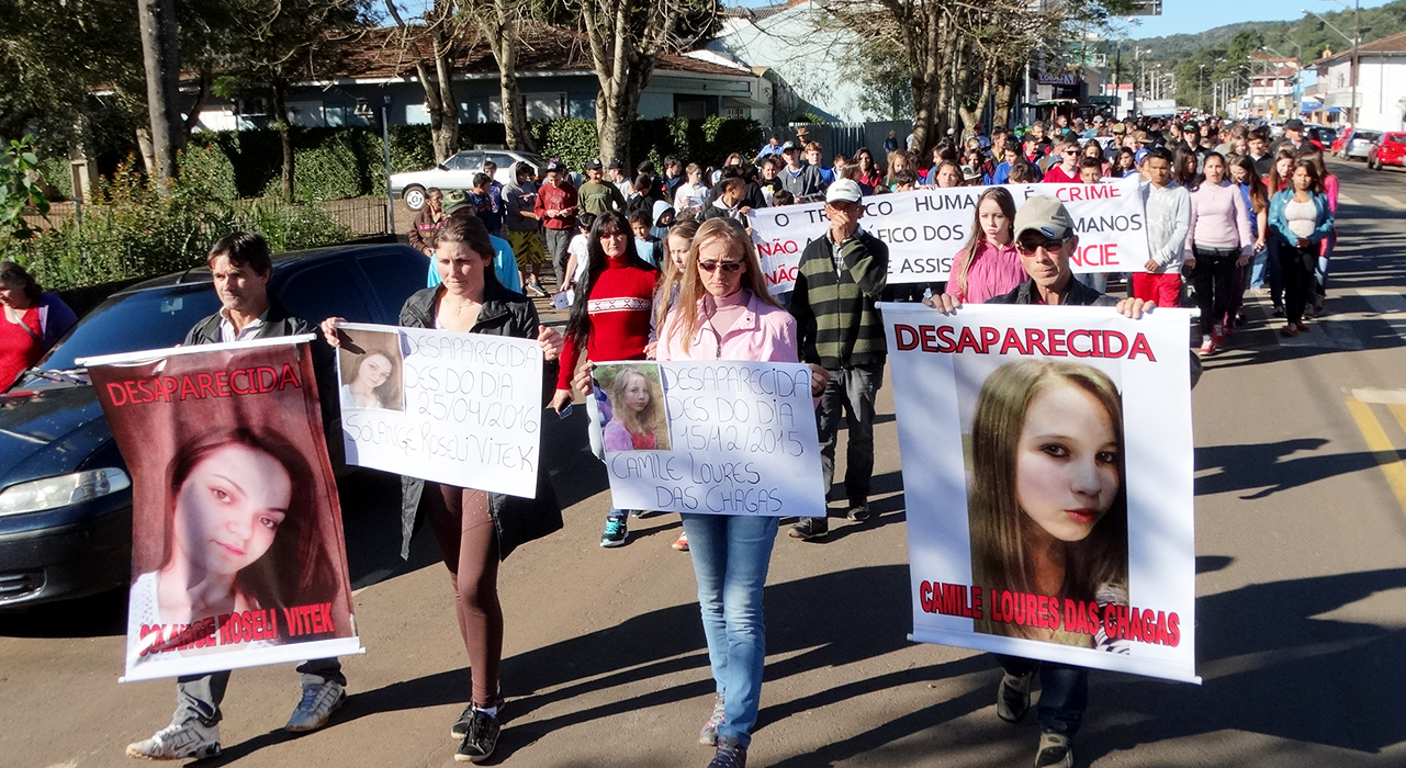 Campanha contra desaparecimento de crianças e adolescentes mobiliza Cruz Machado