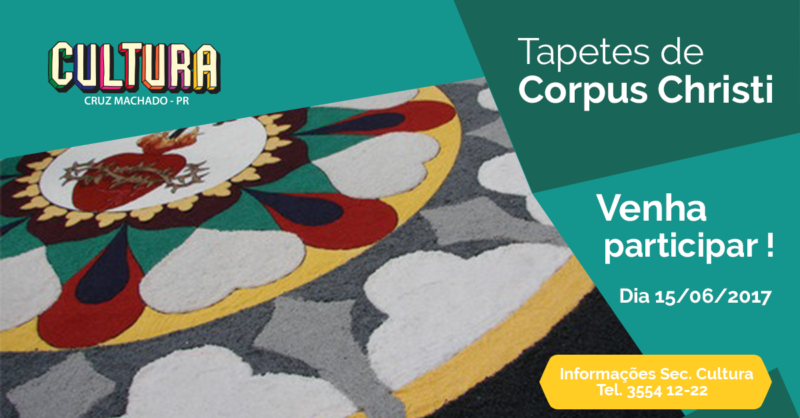 Corpus Christi: Secretaria de Cultura convida a sociedade a participar da confecção dos tapetes
