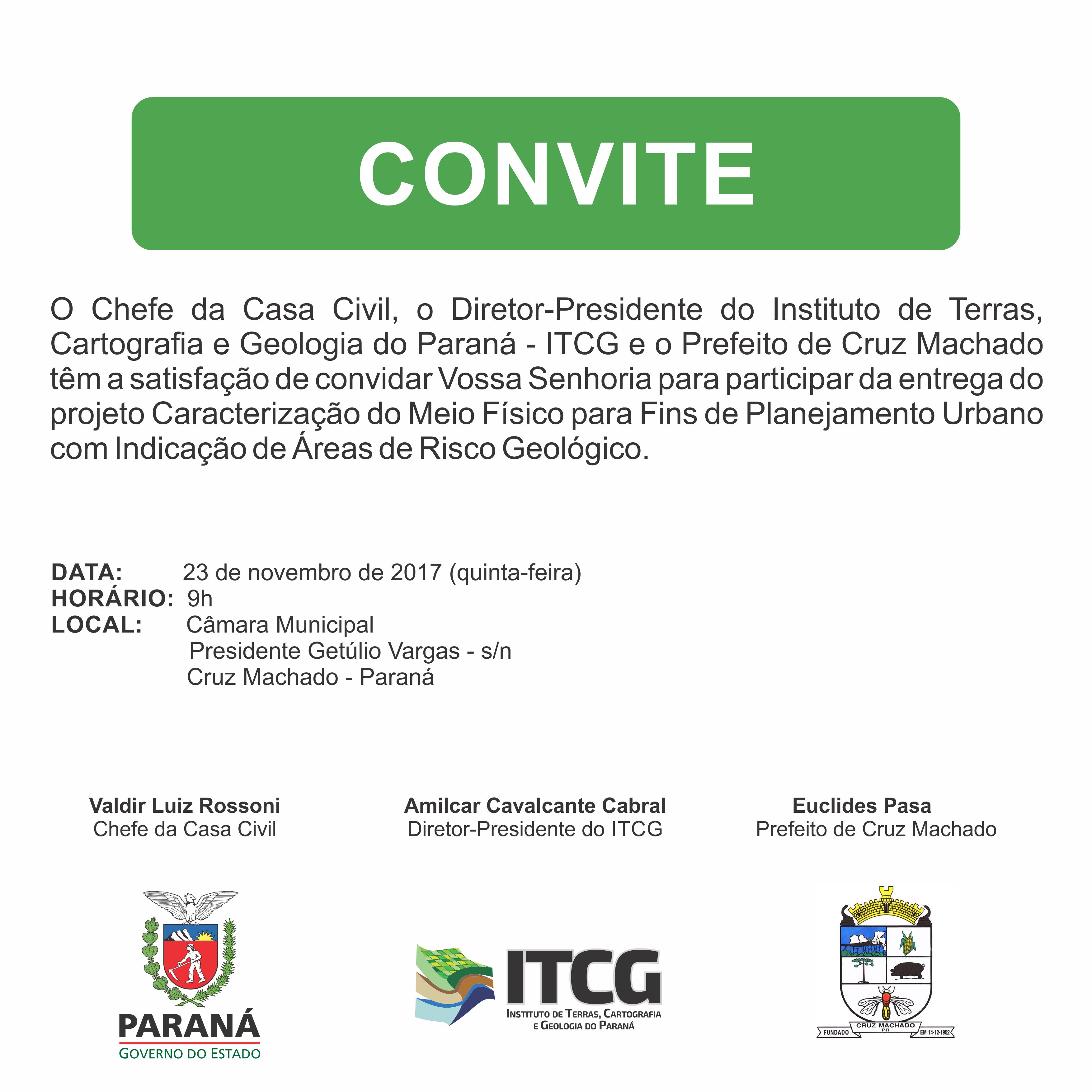 Projeto Caracterização do Meio Físico para Fins de Planejamento Urbano com Indicação de Áreas de Risco Geológico será entregue quinta, 23