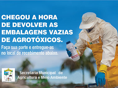 Recolhimento de embalagem de agrotóxicos inicia na próxima semana