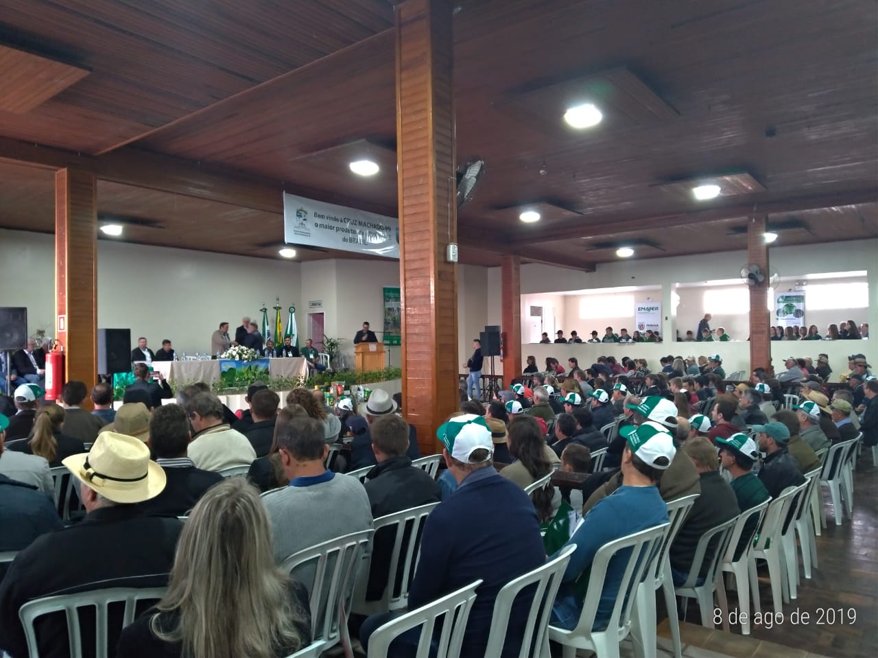 Mais de 700 pessoas estiveram participando do 3º Congresso da Erva-Mate do Vale do Iguaçu