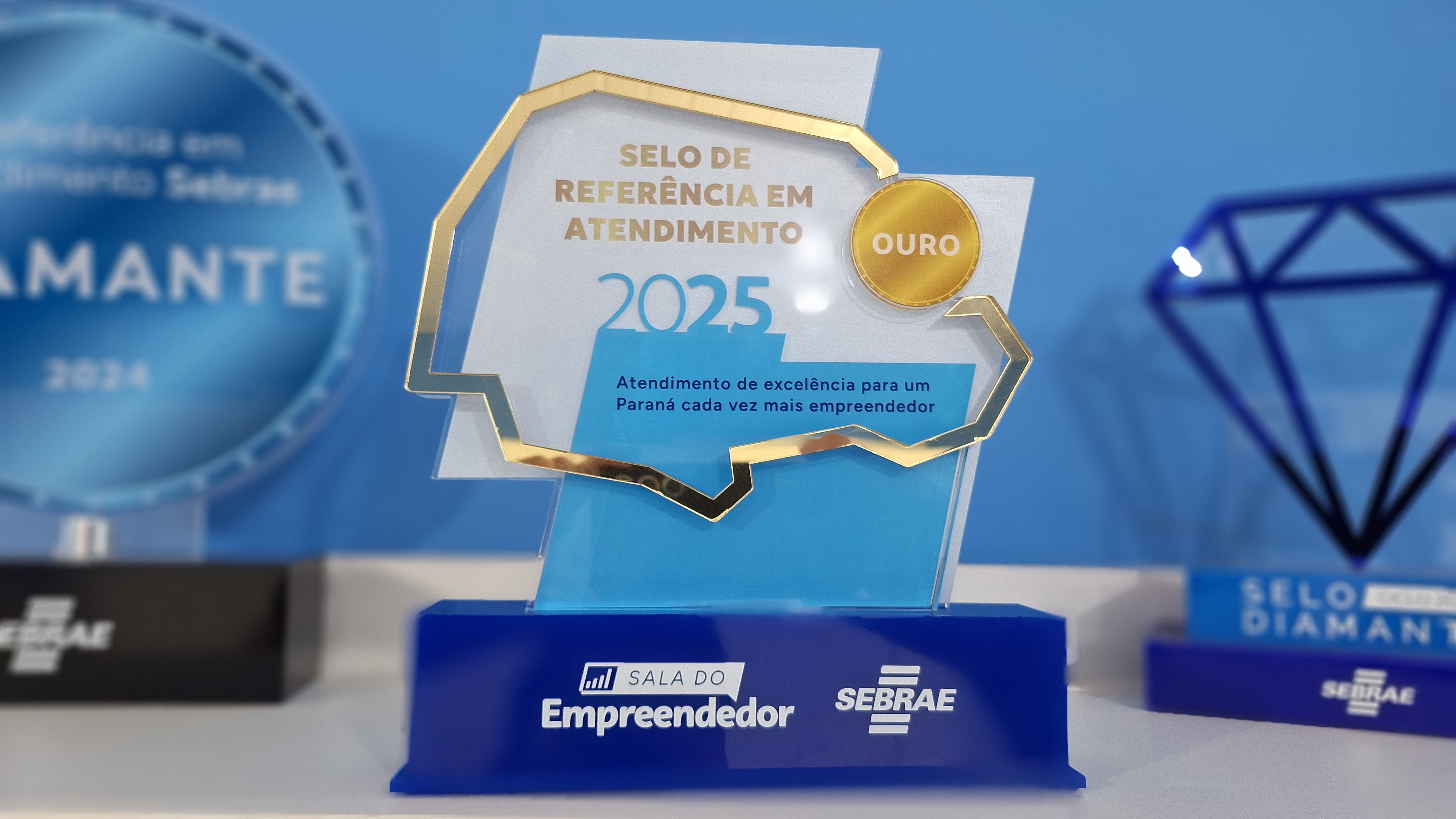 Sala do Empreendedor de Cruz Machado Recebe pela 3ª Vez Consecutiva o Troféu Ouro do Sebrae