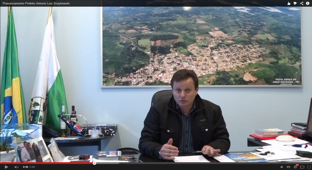 Pronunciamento do prefeito em relação ao reenquadramento