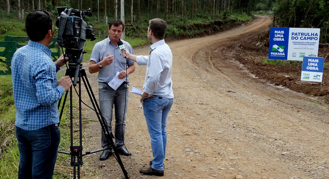 RPC TV realiza reportagem sobre a paralisação da Patrulha do Campo